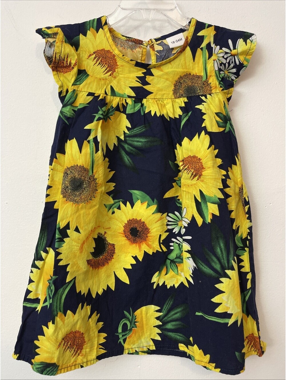 Pat Pat Girls 18-24 Month Sunflower-Print Sleeveless Aline Dress! A7378